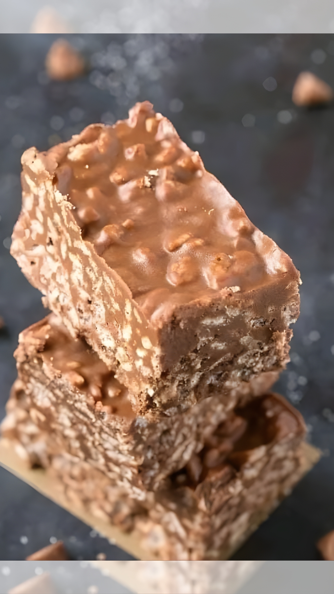 No Bake Homemade Crunch Bars