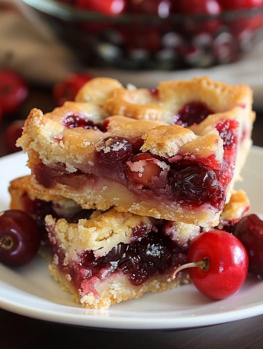 Christmas Cherry Bars