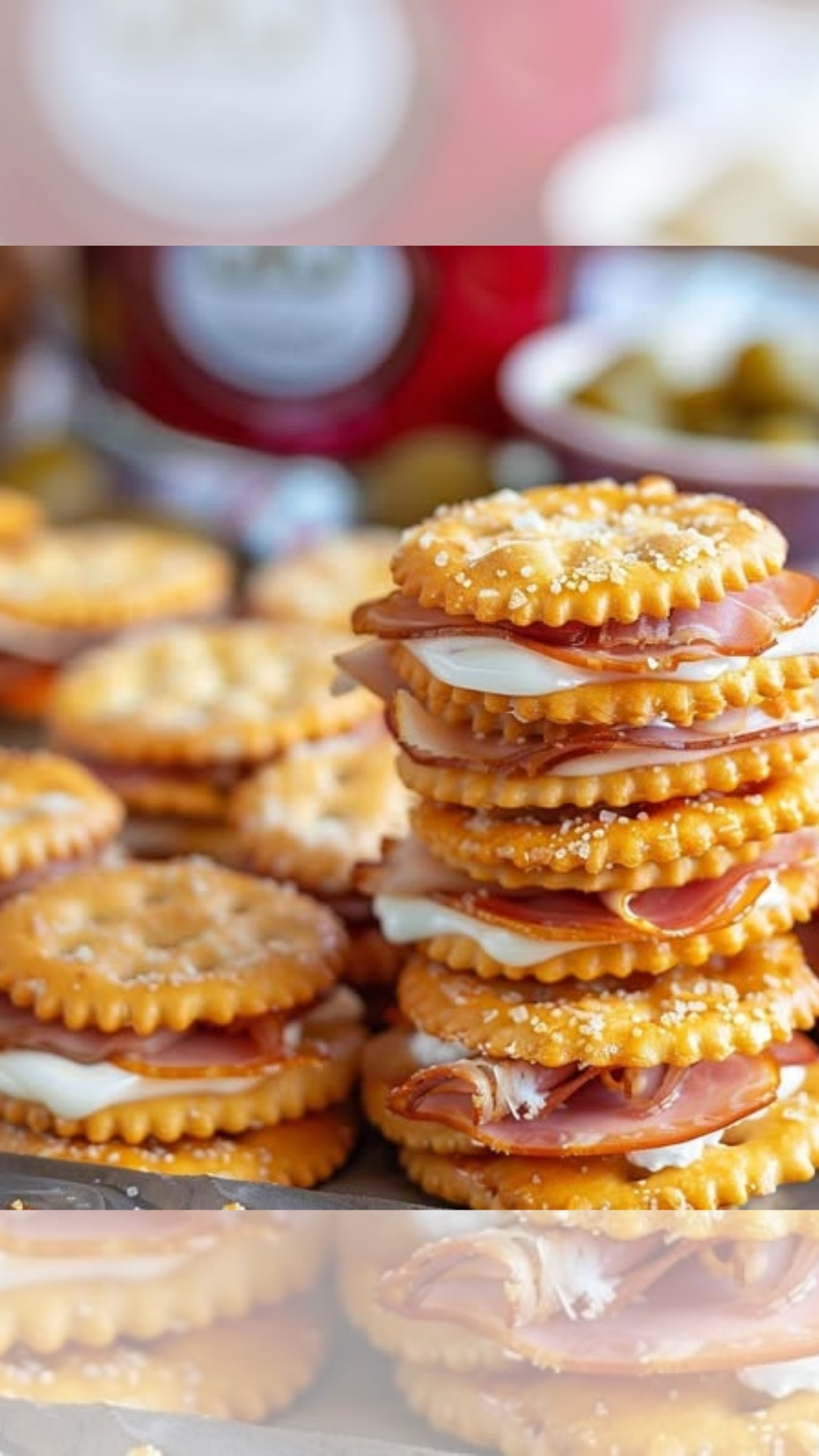Ritz Cracker Party Sandwiches
