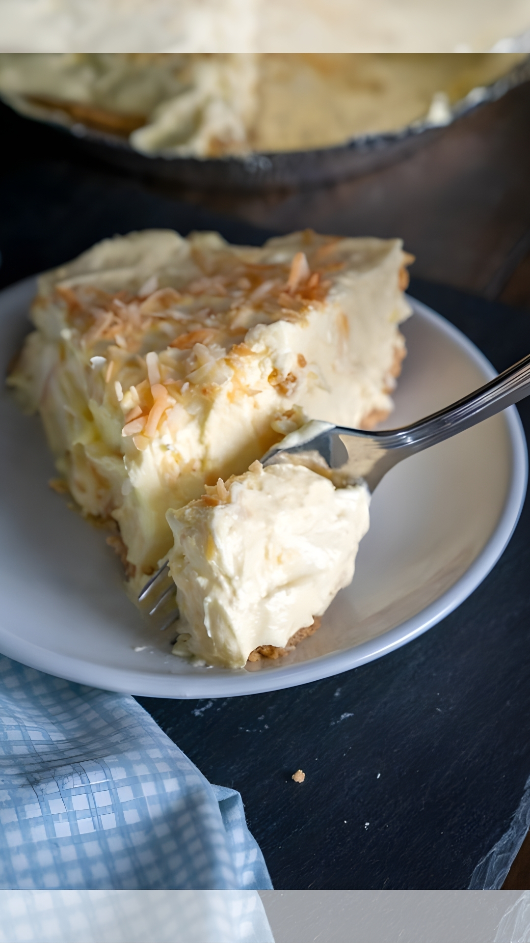 No-Cook Coconut Pie