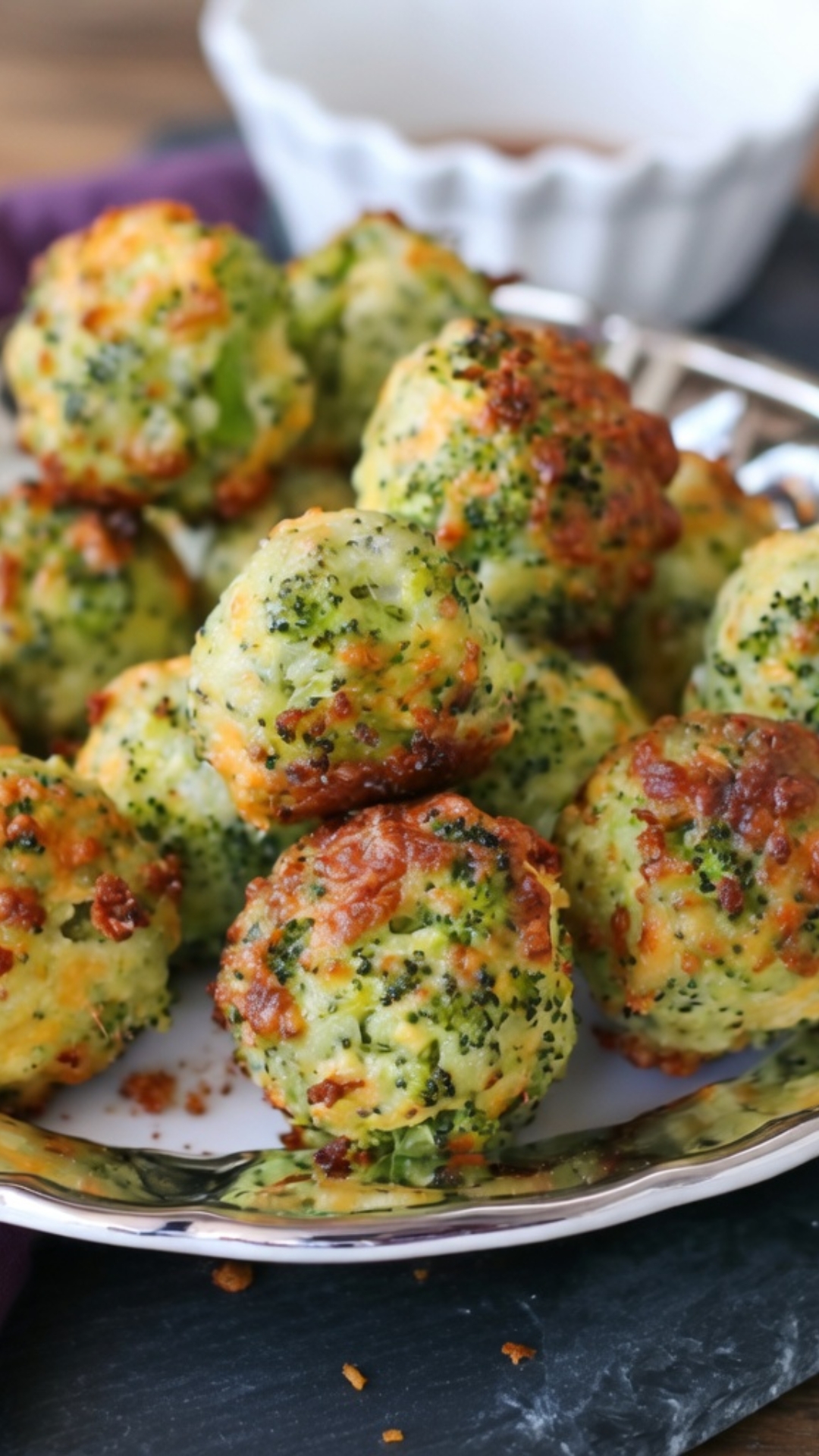 Baked Broccoli Cheese Balls