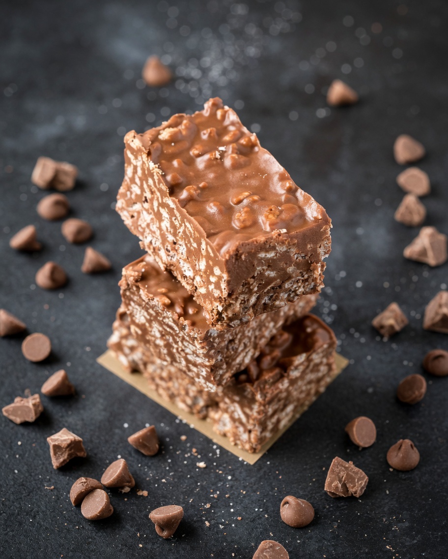No Bake Homemade Crunch Bars