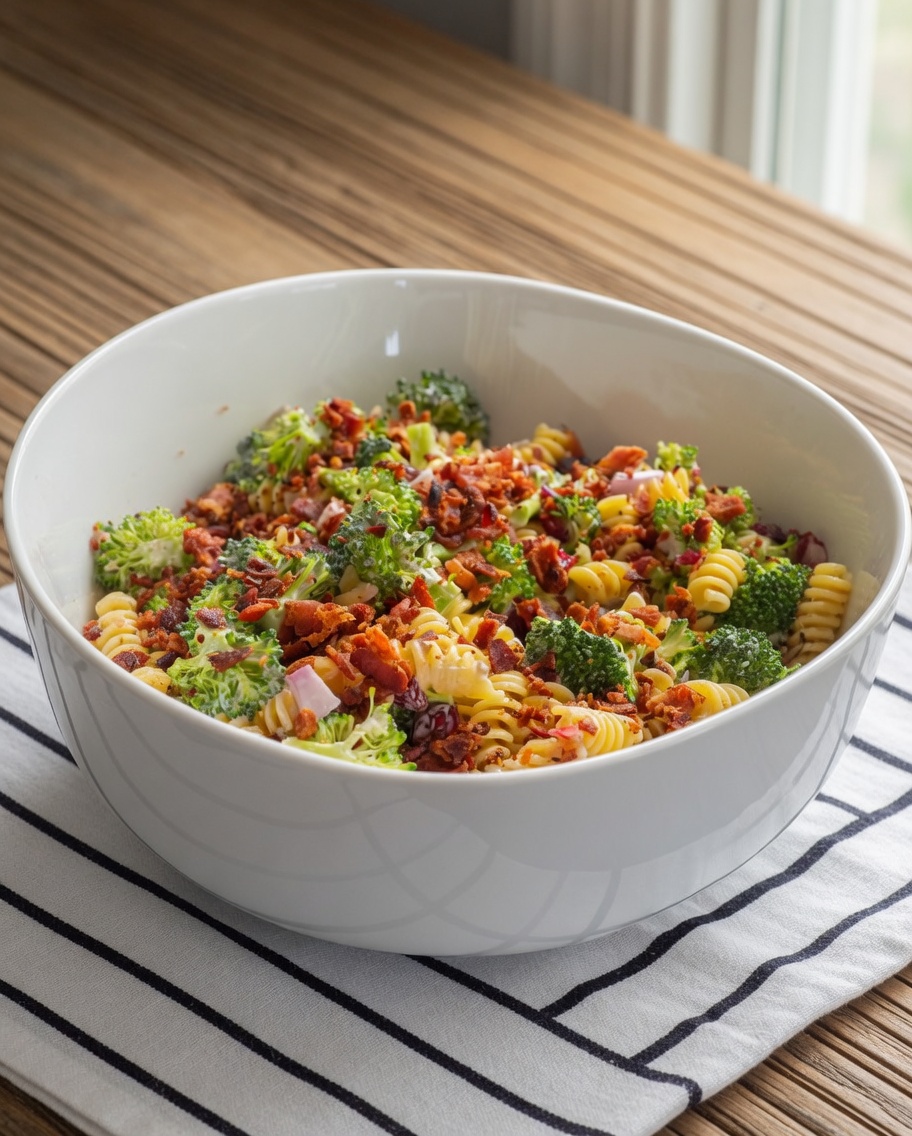 Bacon Broccoli Pasta Salad