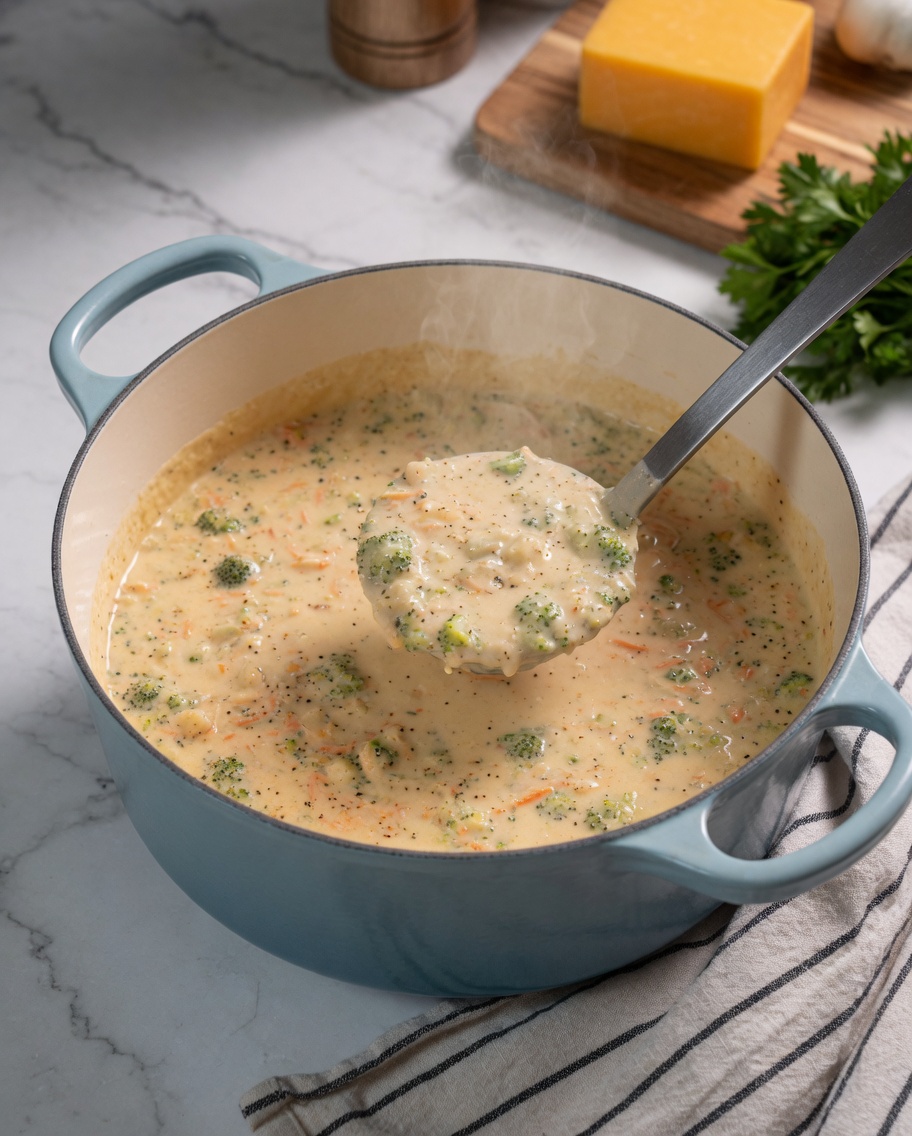 Broccoli Cauliflower Cheese Soup