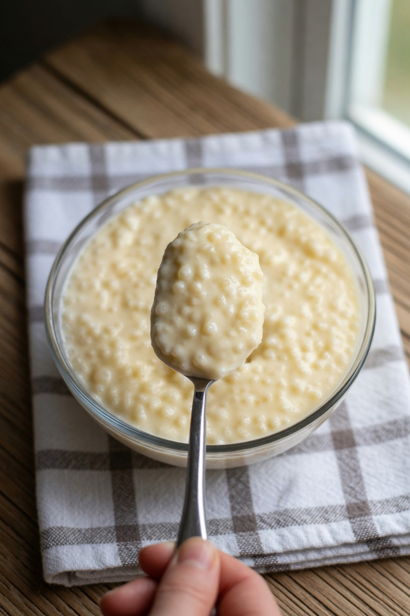 Homemade Tapioca Pudding