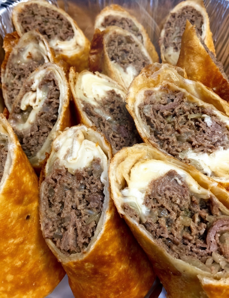 CHEESESTEAK EGGROLLS