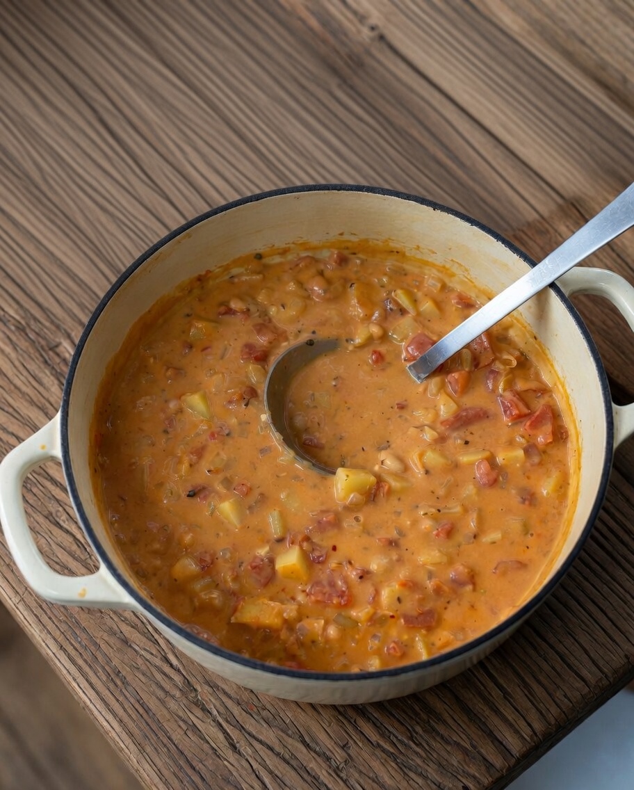 Hearty Fire Roasted Tomato Soup