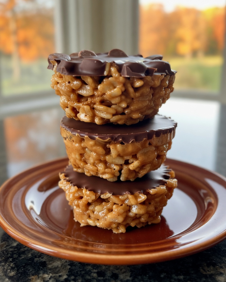 Peanut Butter Balls with Chocolate Rice Krispies