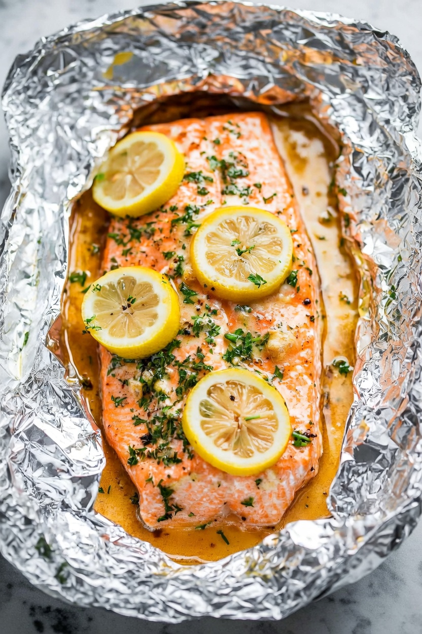 Baked Salmon In Foil
