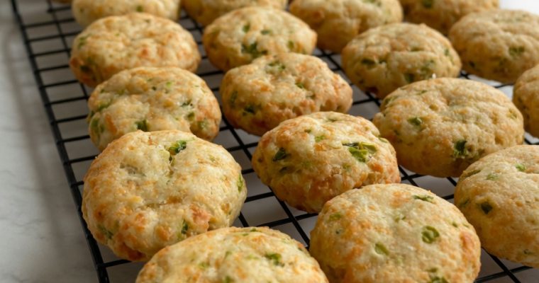 Cheesy Jalapeño Shortbread