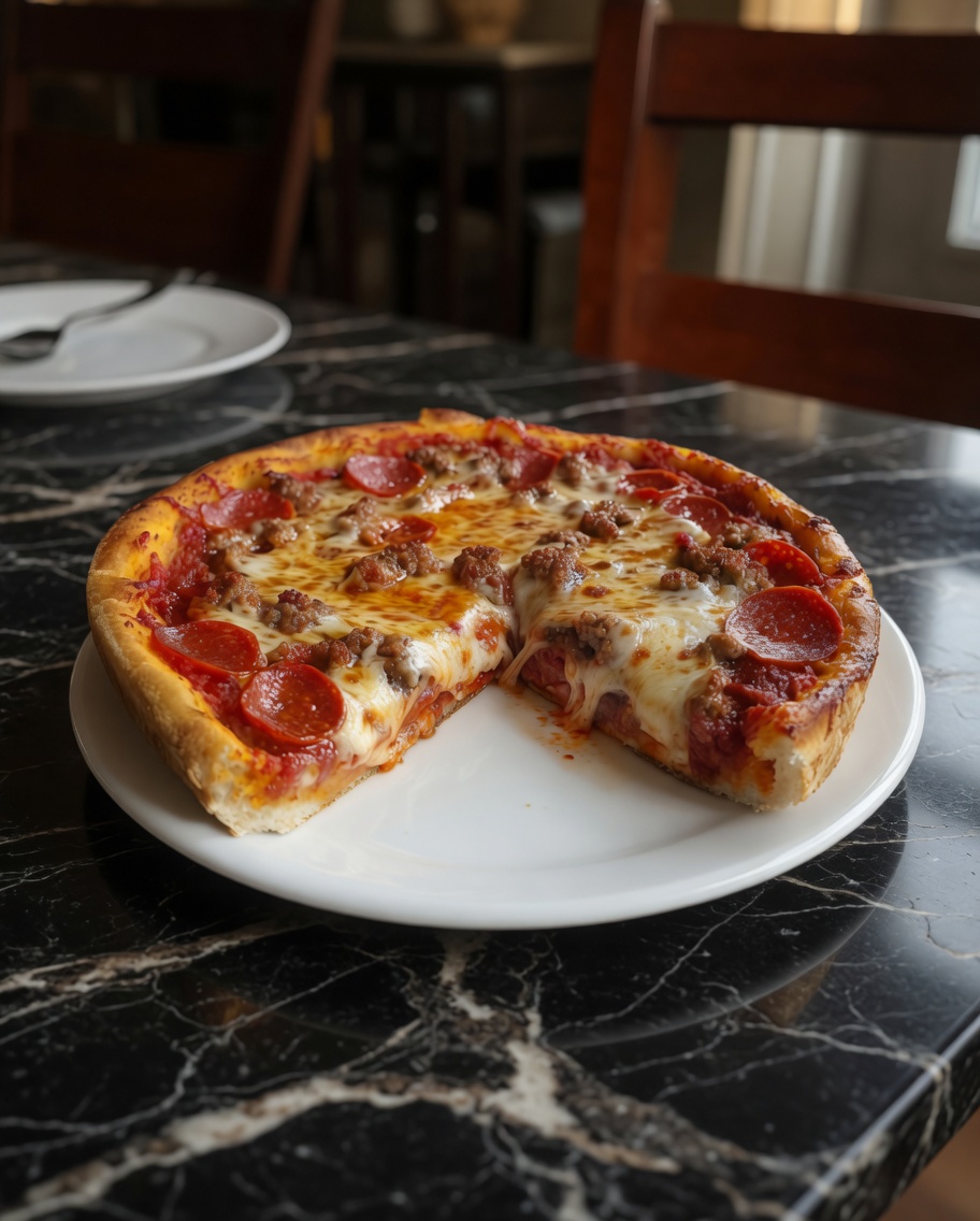 CHICAGO STYLE DEEP DISH PIZZA