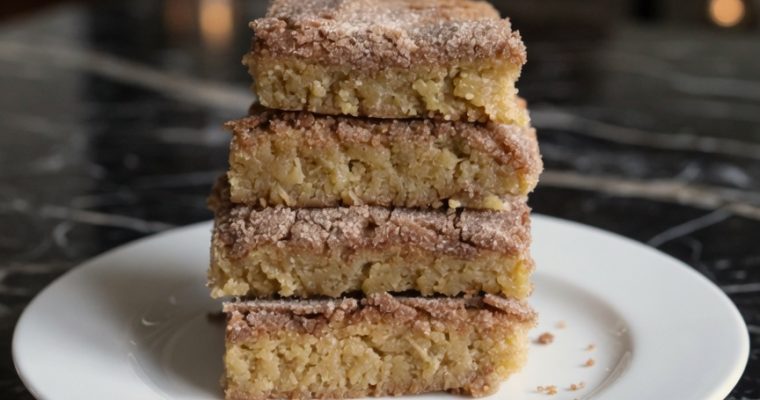Snickerdoodle Cookie Bars