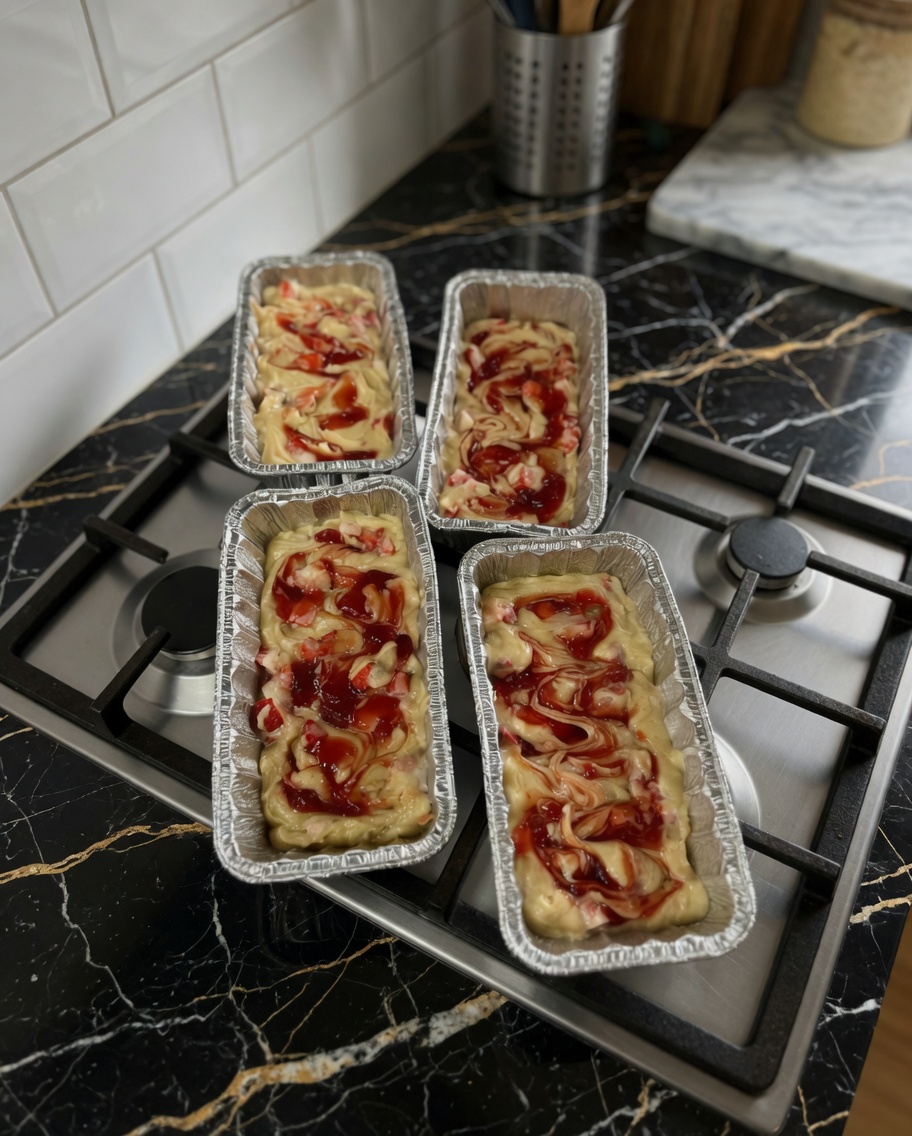 Strawberry Swirl Loaf