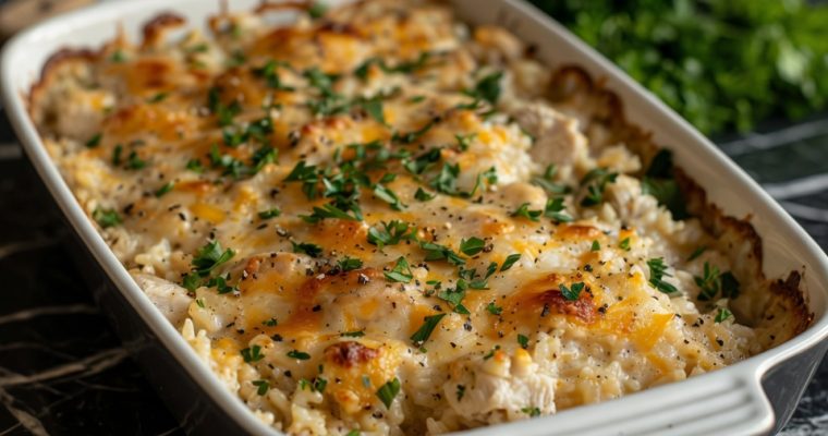 Creamy Chicken Rice Casserole