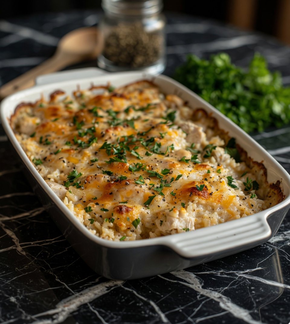 Creamy Chicken Rice Casserole