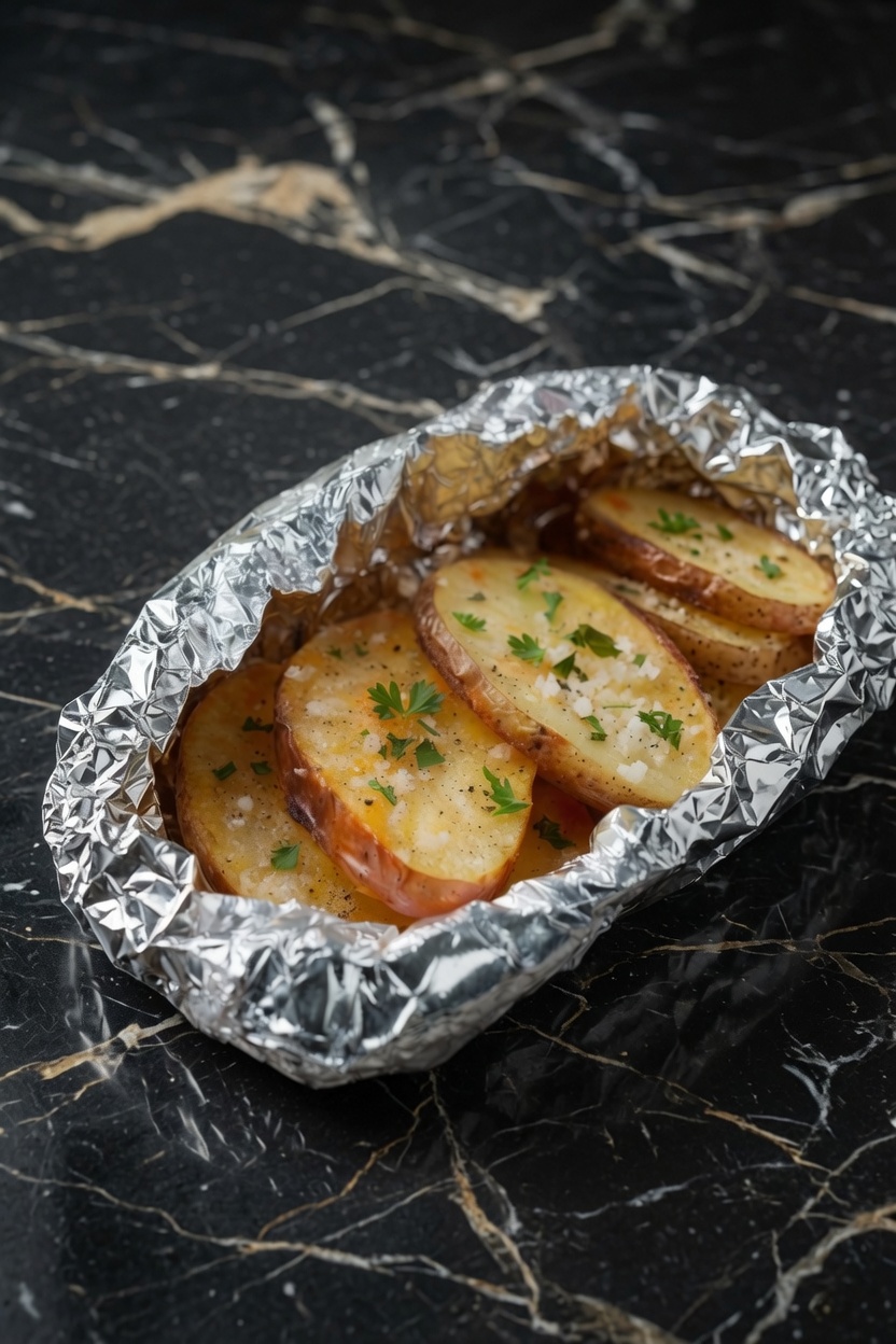 Grilled Parmesan Potatoes