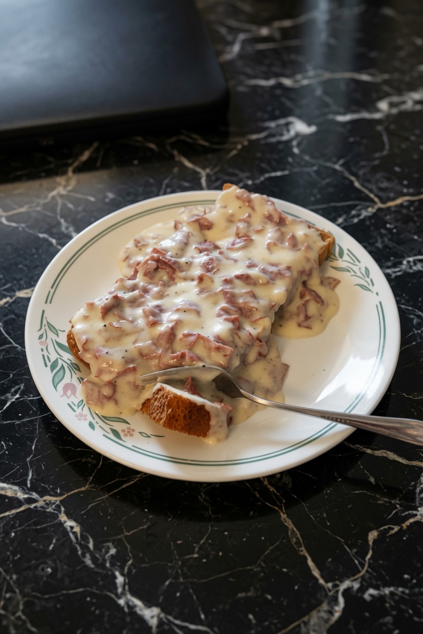 Creamed Chipped Beef on Toast
