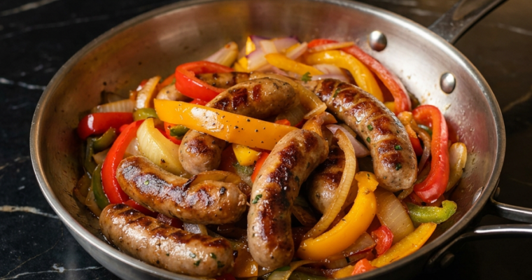 Italian Sausage, Peppers, and Onions