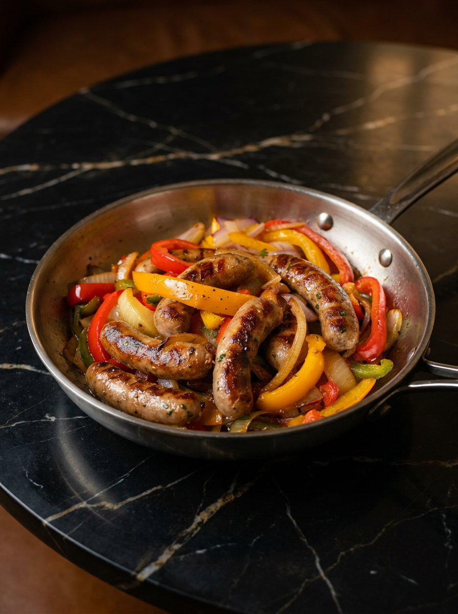 Italian Sausage, Peppers, and Onions