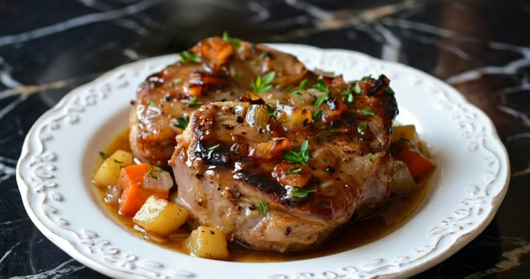 3-Ingredient Slow Cooker Pork Chop