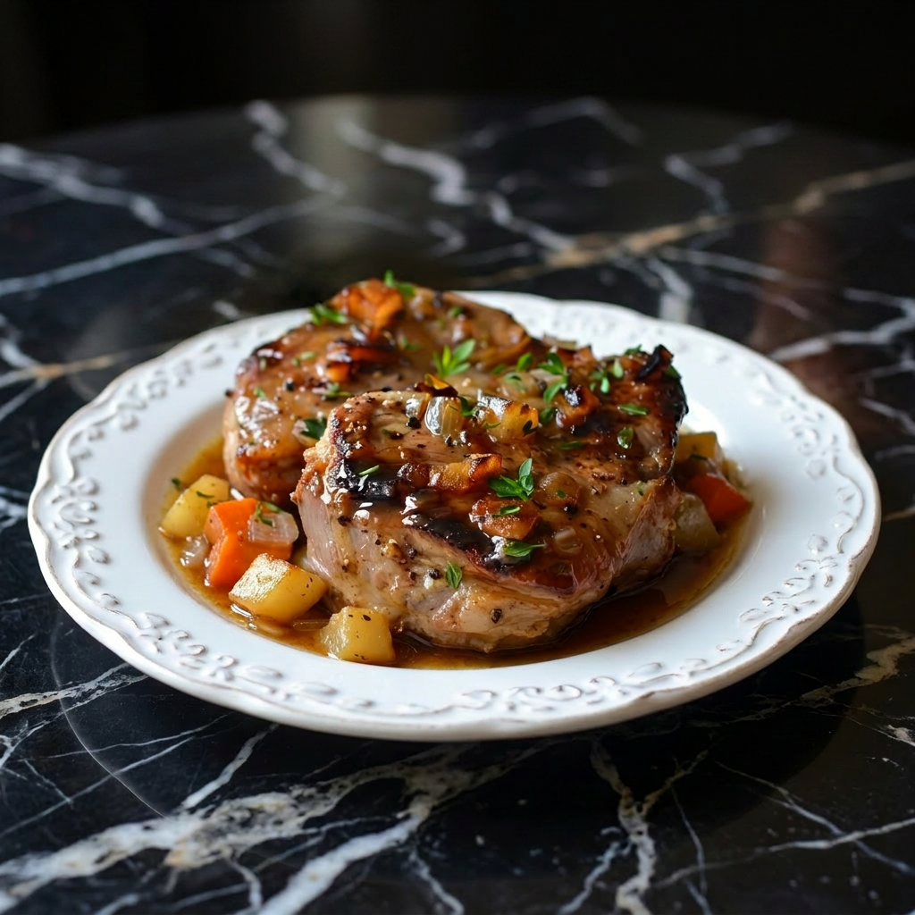 3-Ingredient Slow Cooker Pork Chop
