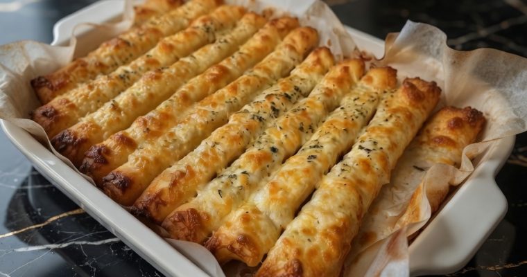 Cheesy Garlic Breadsticks