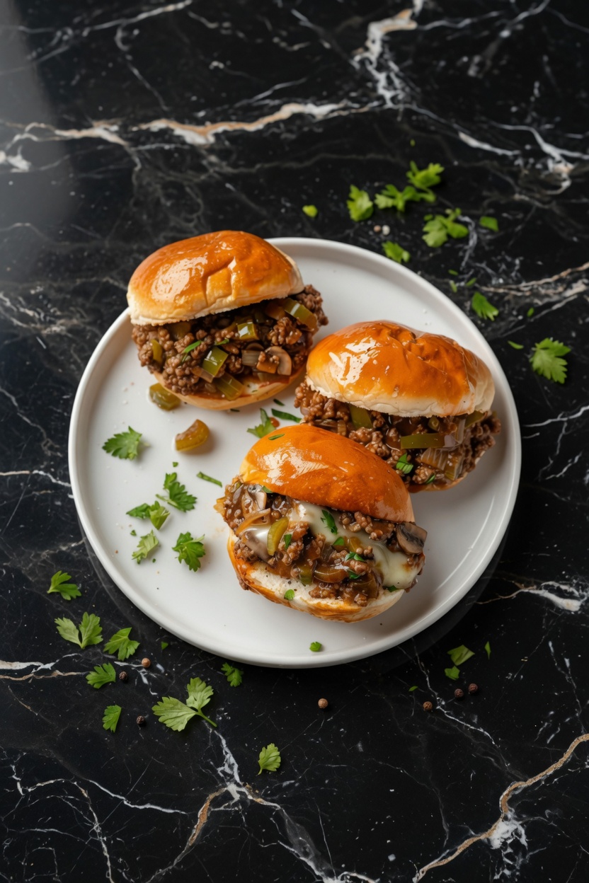 Philly Cheese Steak Sloppy Joes
