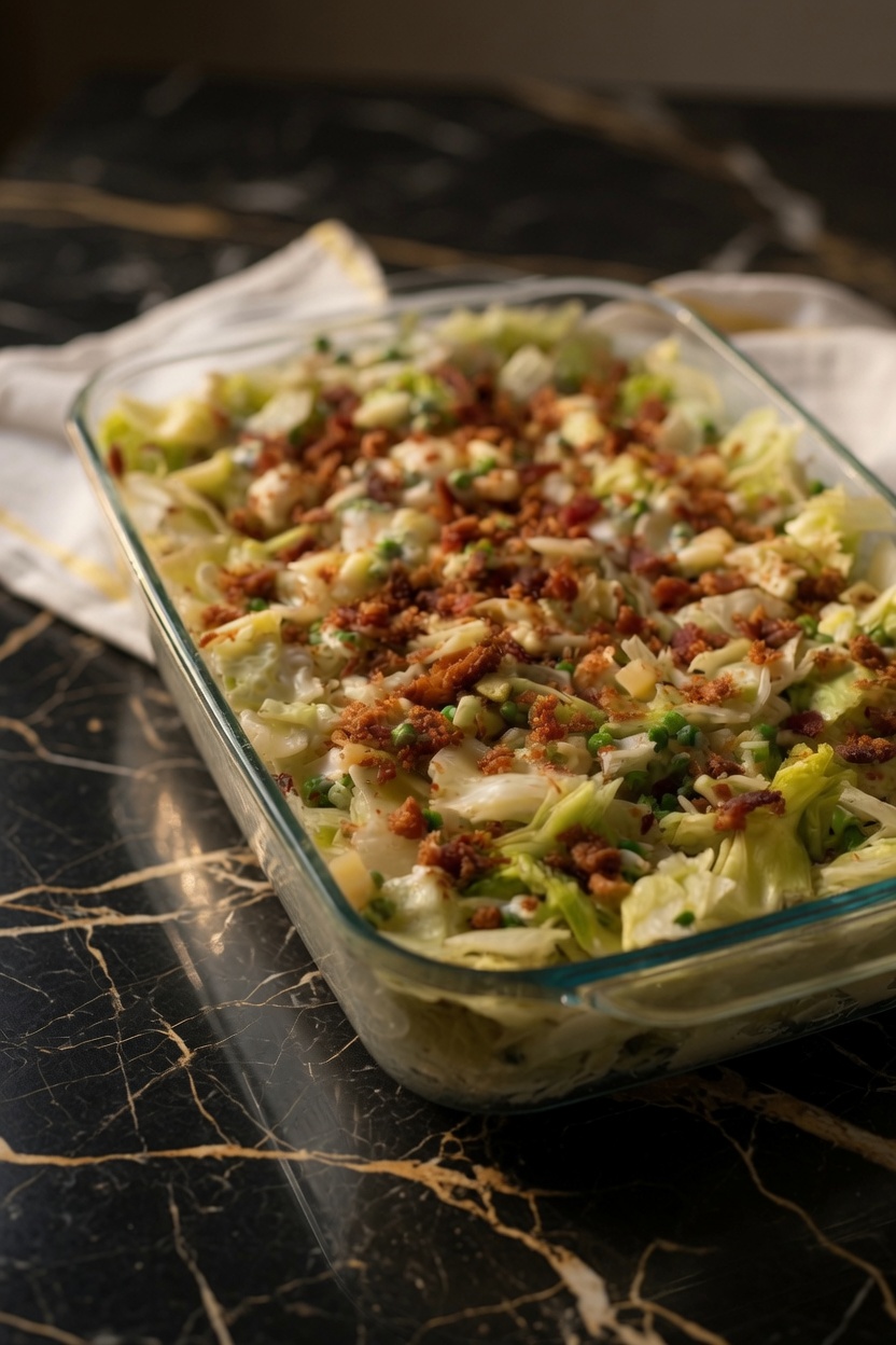 Make-Ahead Salad Casserole