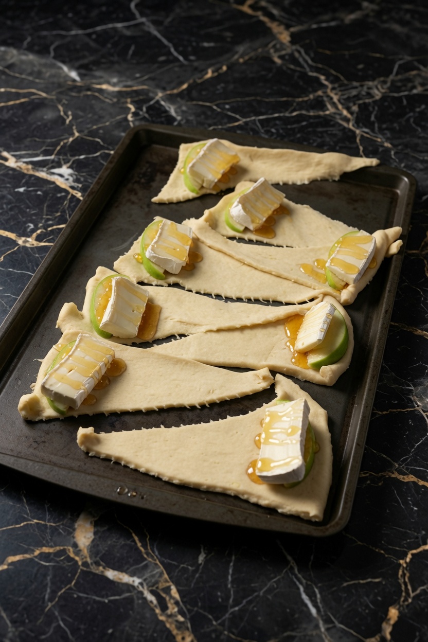 Apple and Brie Cheese Rolls