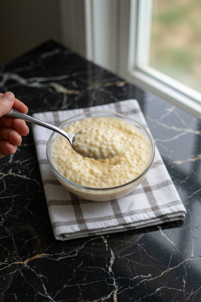 Homemade Tapioca Pudding