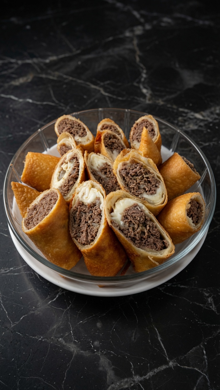 CHEESESTEAK EGGROLLS