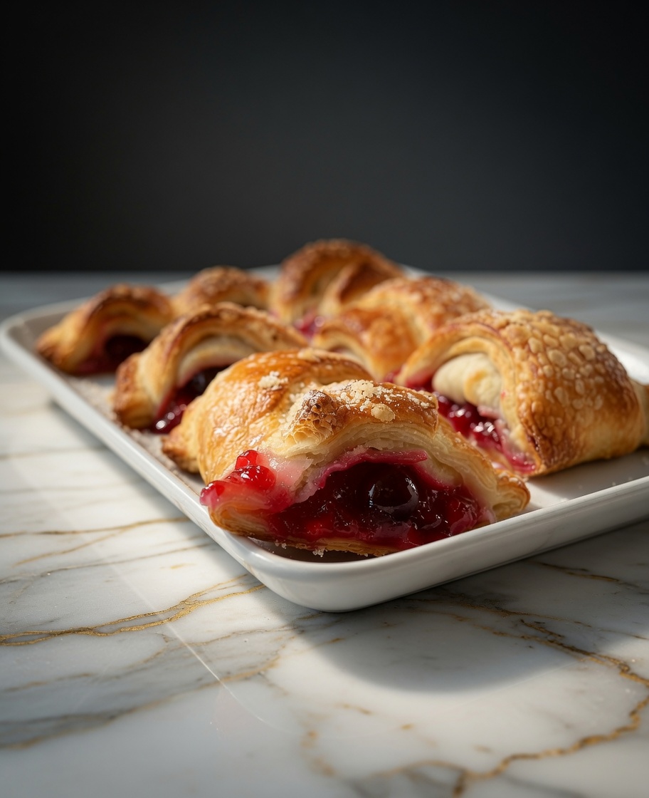CHERRY FILLED CRESCENT ROLLS