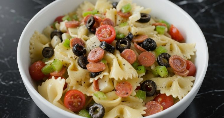 Pepperoni Pizza Pasta Salad