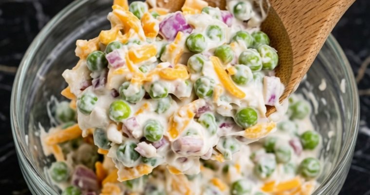 CLASSIC CREAMY PEA SALAD