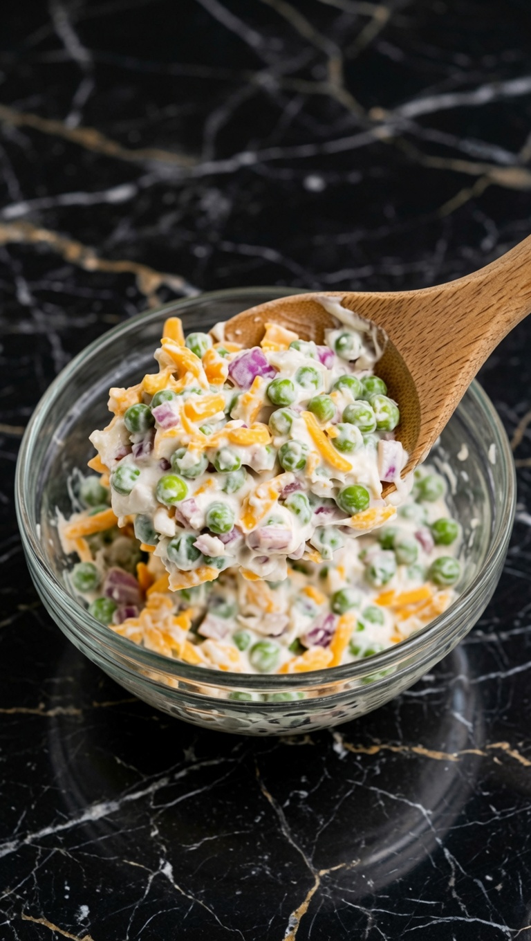 CLASSIC CREAMY PEA SALAD