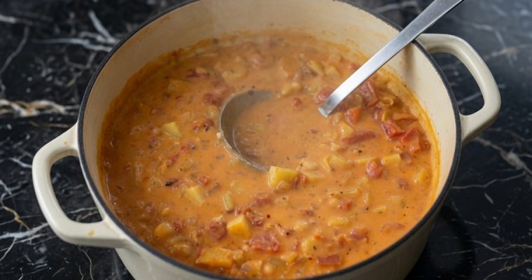 Hearty Fire Roasted Tomato Soup