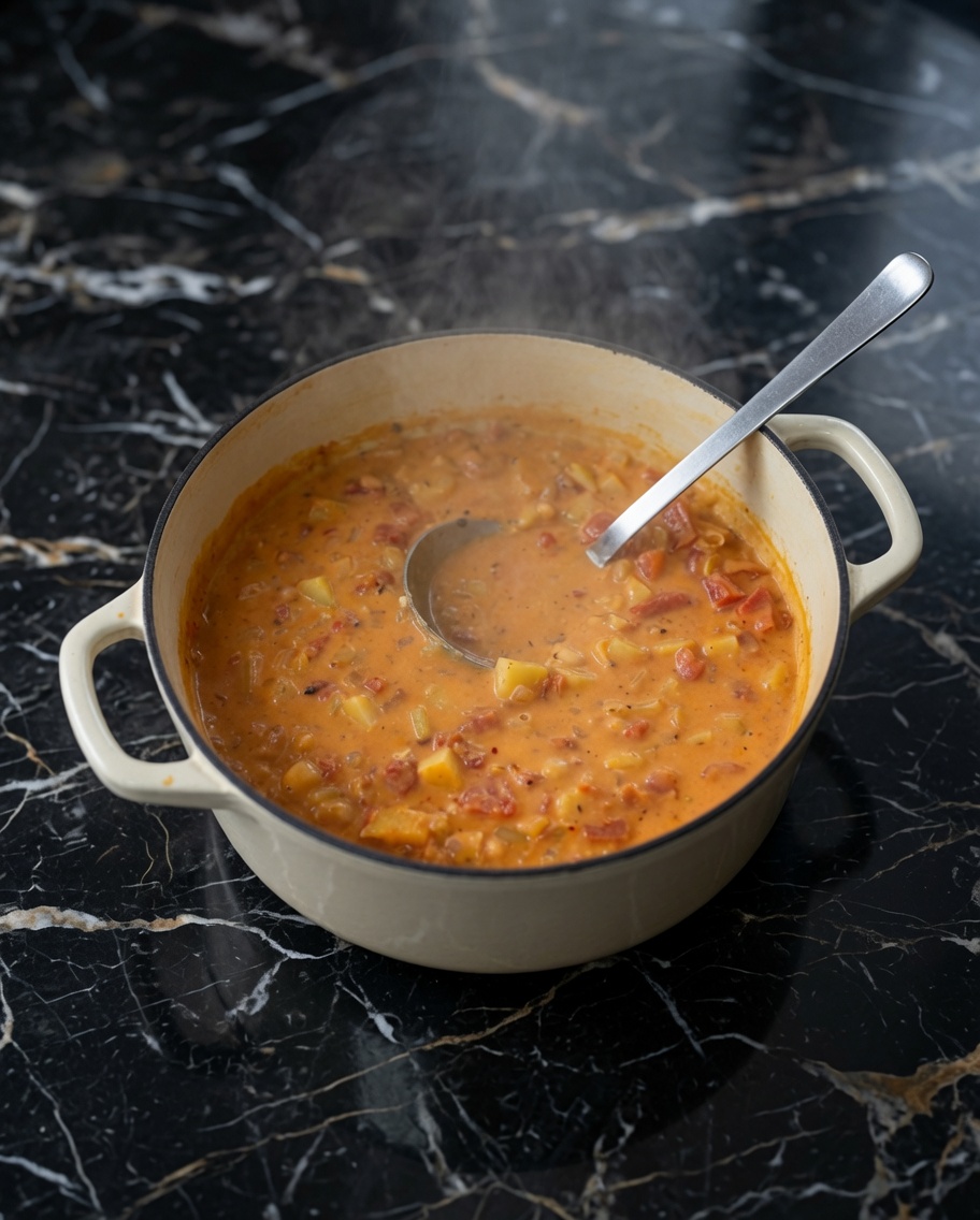 Hearty Fire Roasted Tomato Soup