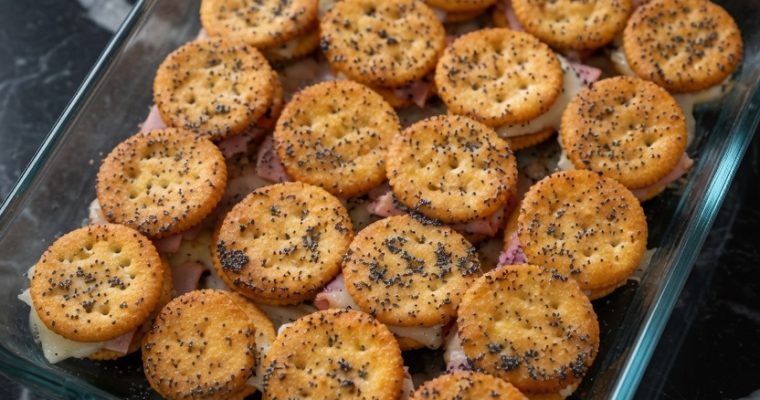 Ritz Cracker Party Sandwiches