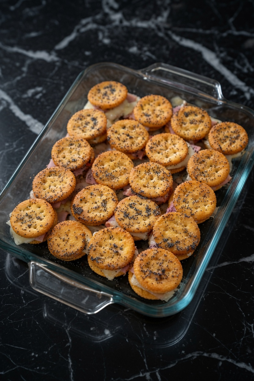 Ritz Cracker Party Sandwiches