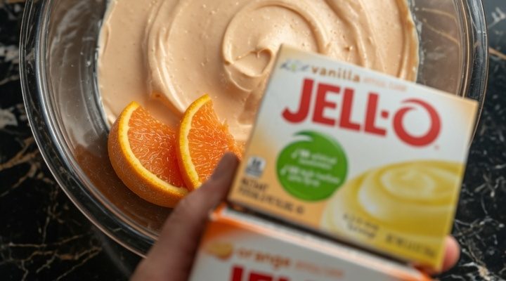 Orange Push Pop Pudding