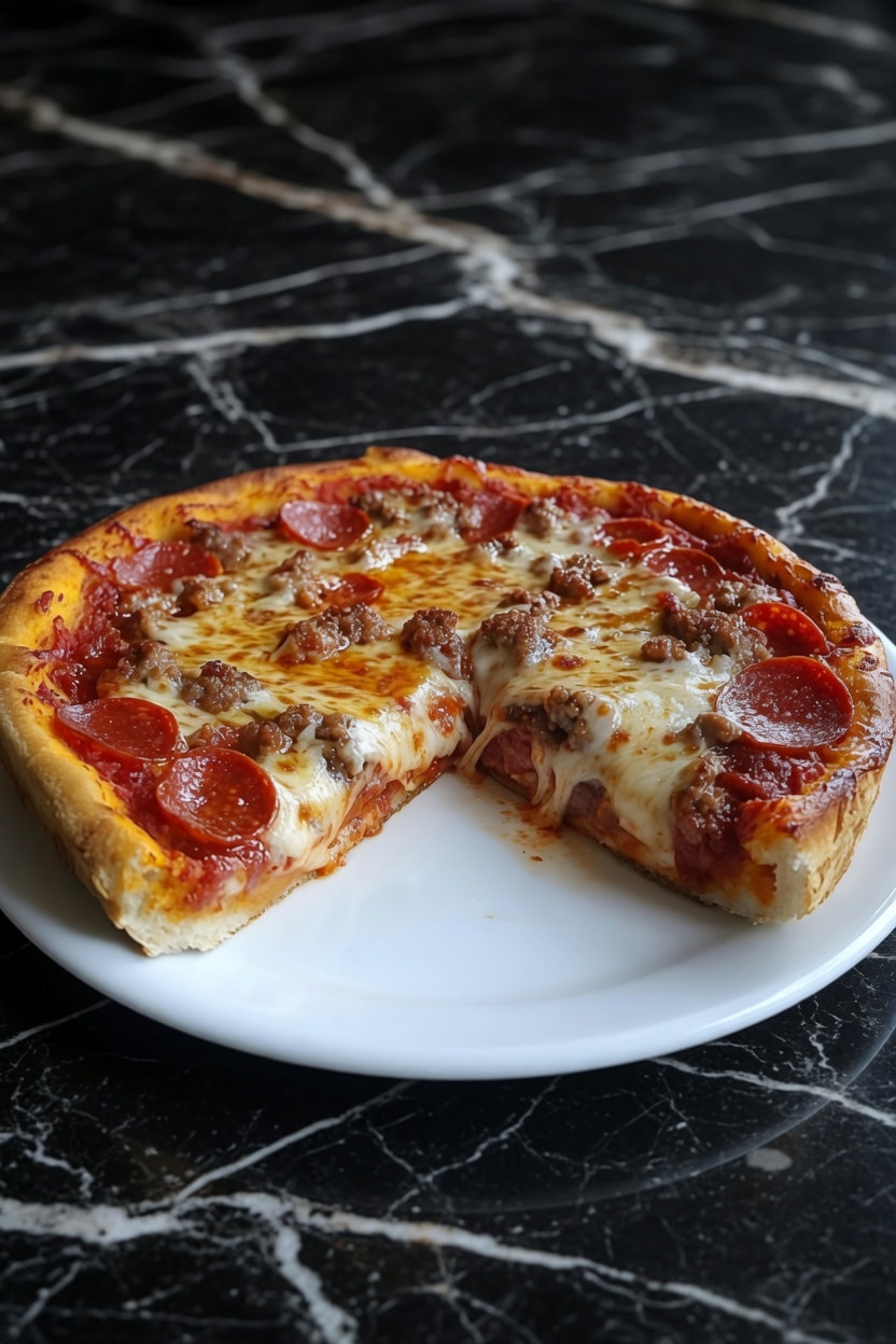 CHICAGO STYLE DEEP DISH PIZZA