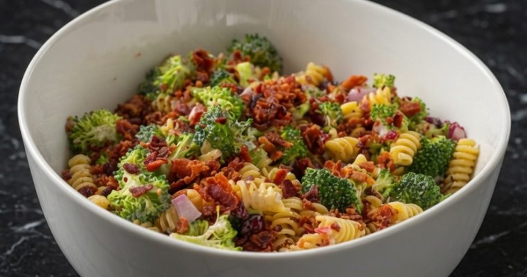 Bacon Broccoli Pasta Salad