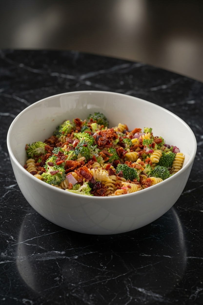Bacon Broccoli Pasta Salad