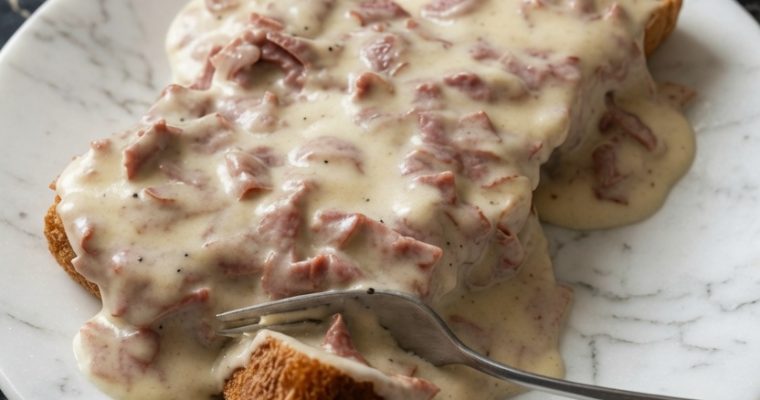 Creamed Chipped Beef on Toast