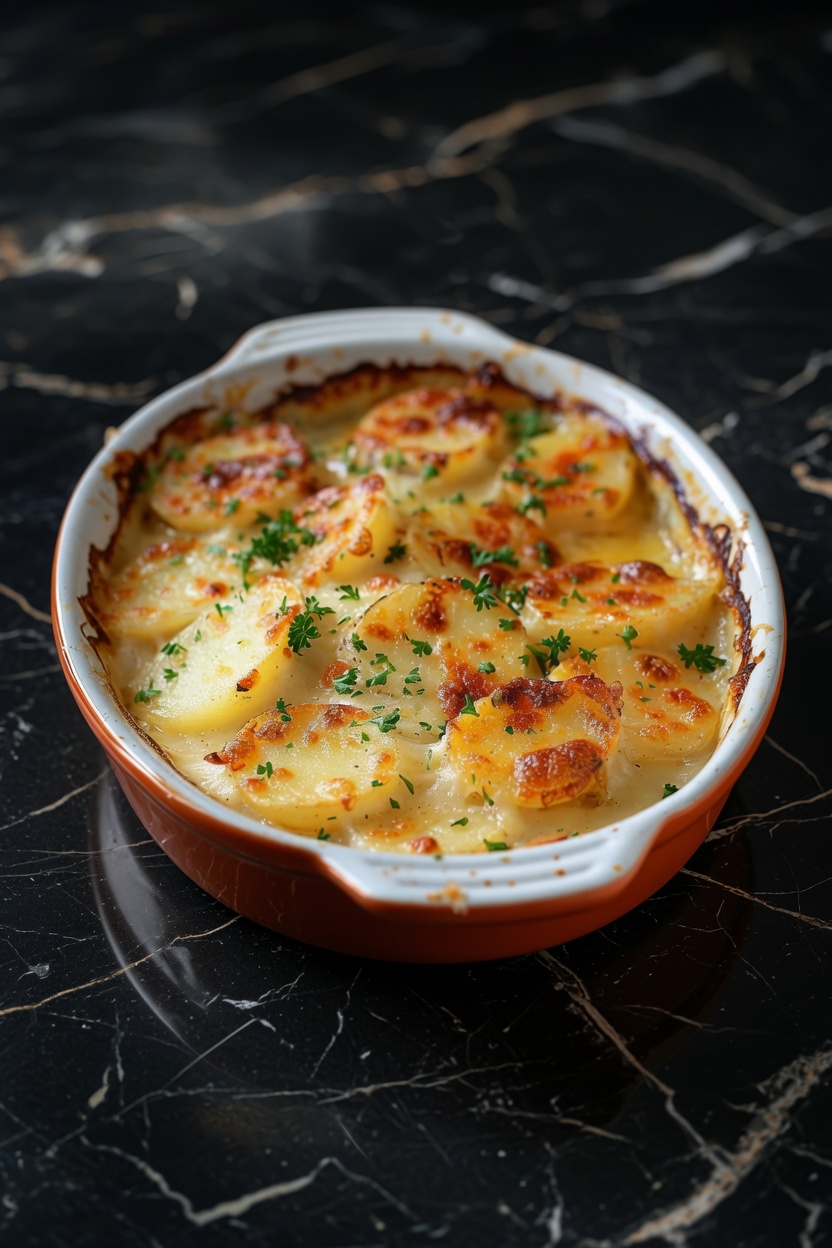 Copycat Ruth’s Chris Potatoes au Gratin