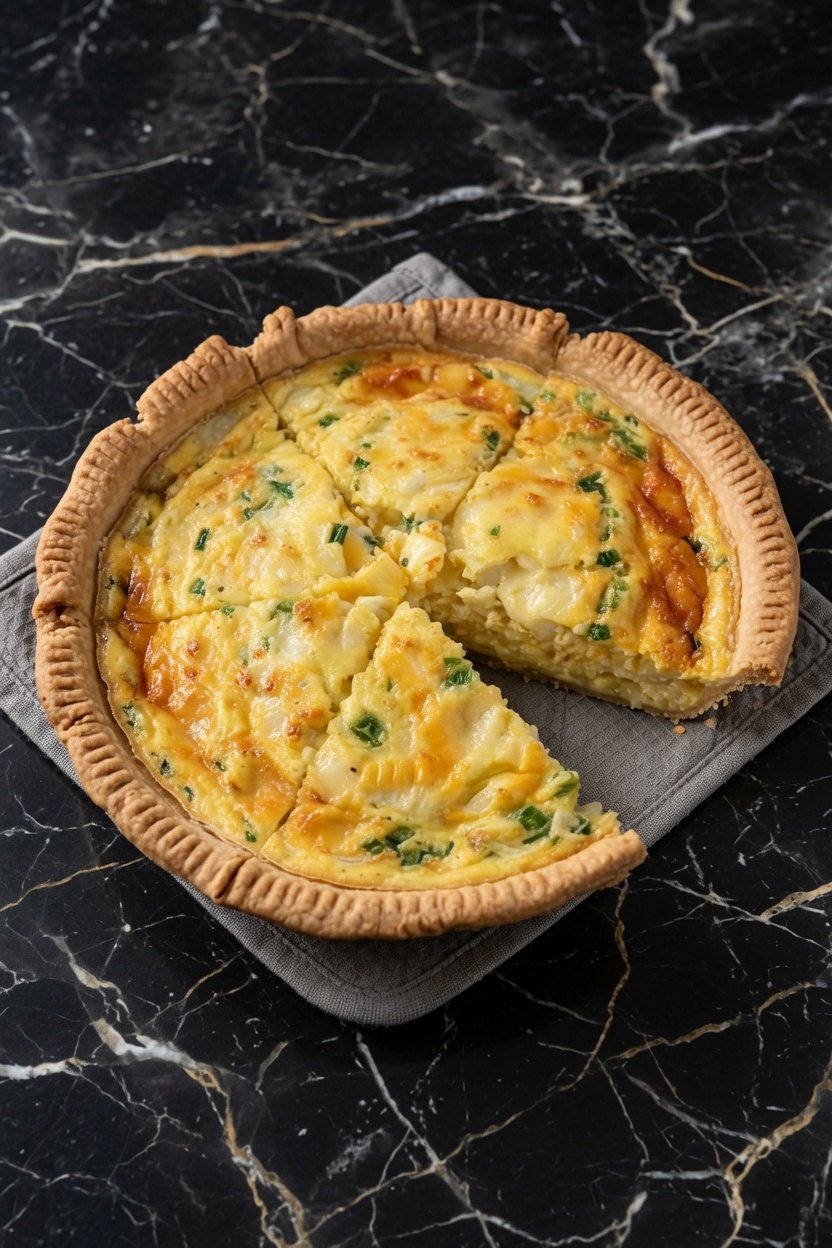 Three Cheese Quiche