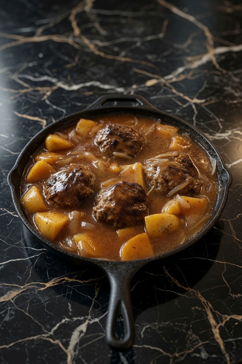 Salisbury Steak and Potato Skillet
