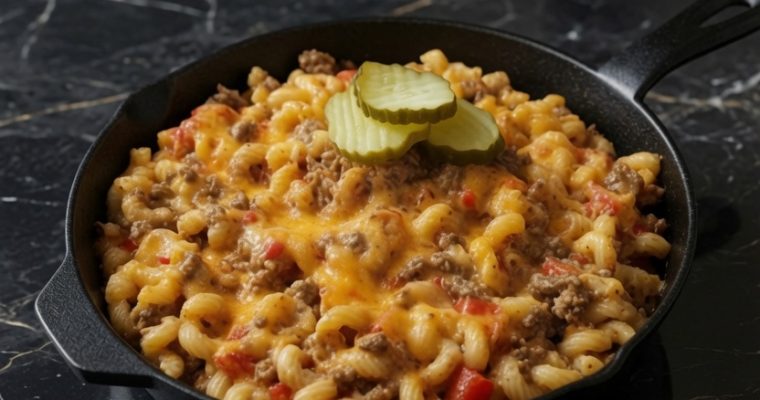One Pot Cheeseburger Casserole
