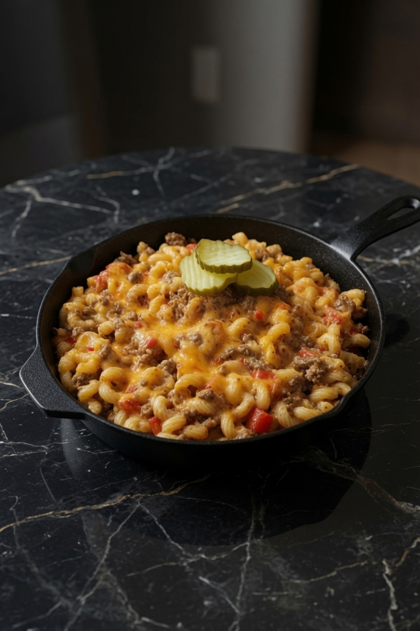 One Pot Cheeseburger Casserole