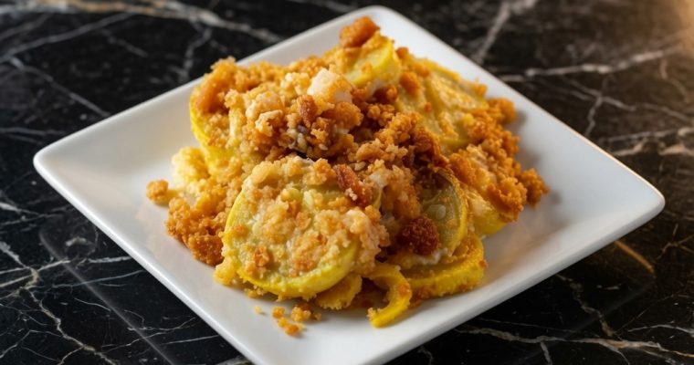 Homemade Southern Squash Casserole